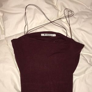 T Alexander Wang stretch midi dress